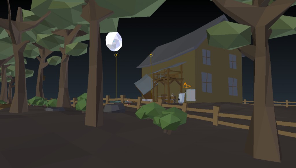 Abandoned Place Low Poly Scene preview image 1